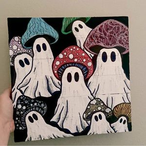 Cute ghost painting